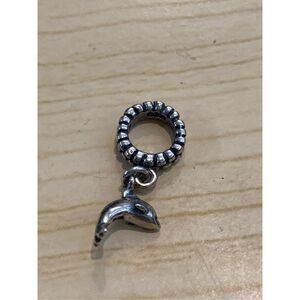 .925 Dolphin dangling from Ornate Ring #ocean